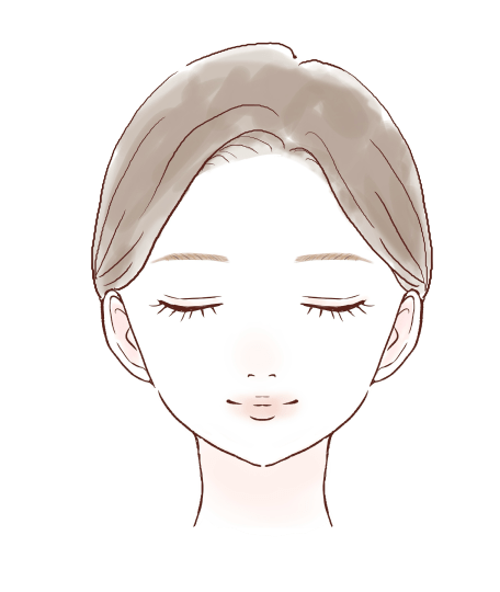 小顔イラスト